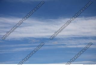 Photo Texture of Blue Clouded Clouds